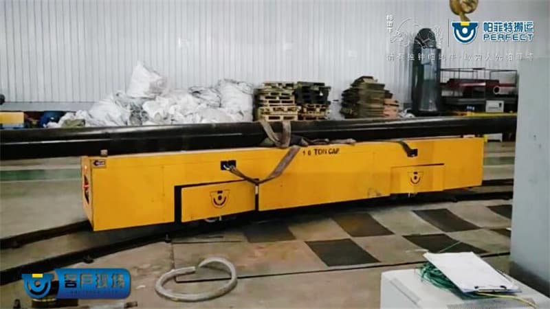 motorized die cart with wheel locks 1-500t